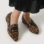 Rivaclo | Women's Slip-On Loafers with Pointed Toe – Sleek Flat Profile