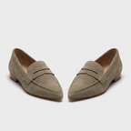 Rivaclo | Women's Slip-On Loafers with Pointed Toe – Sleek Flat Profile
