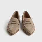 Rivaclo | Women's Slip-On Loafers with Pointed Toe – Sleek Flat Profile