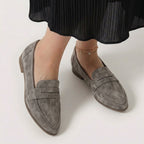 Rivaclo | Women's Slip-On Loafers with Pointed Toe – Sleek Flat Profile