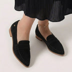 Rivaclo | Women's Slip-On Loafers with Pointed Toe – Sleek Flat Profile
