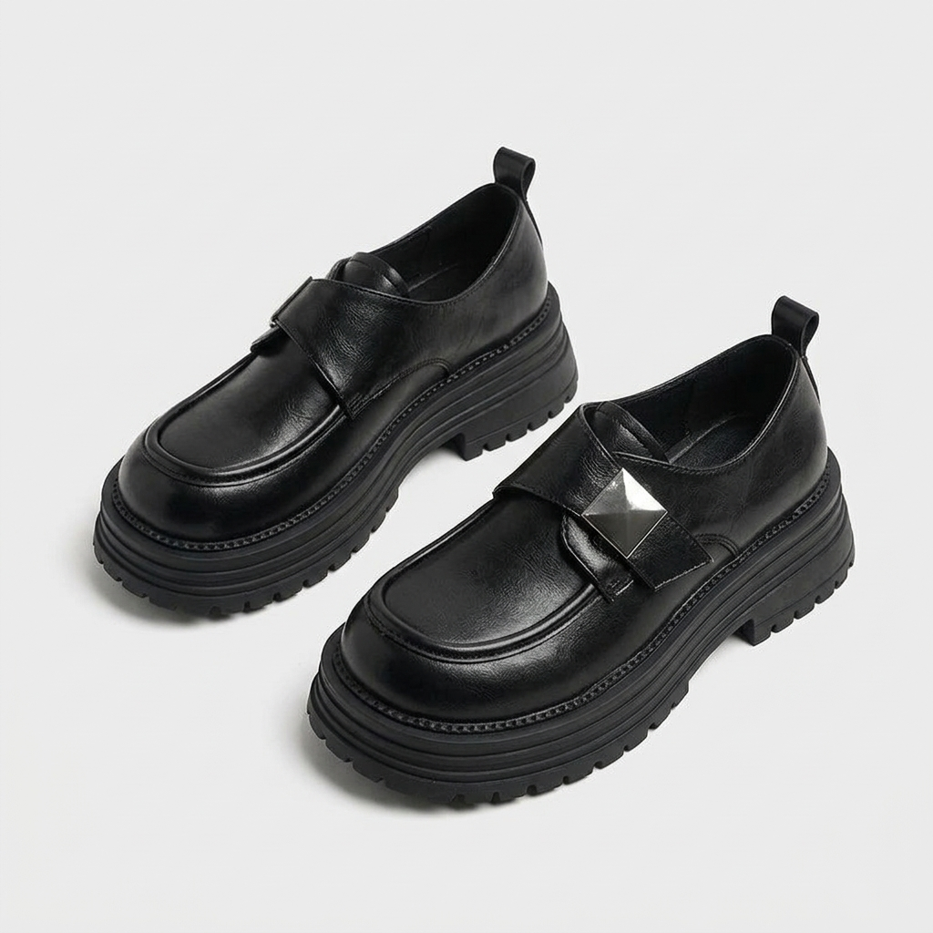 Rivaclo | Women's Slip-On Platform Loafers – Bold Elevated Sole