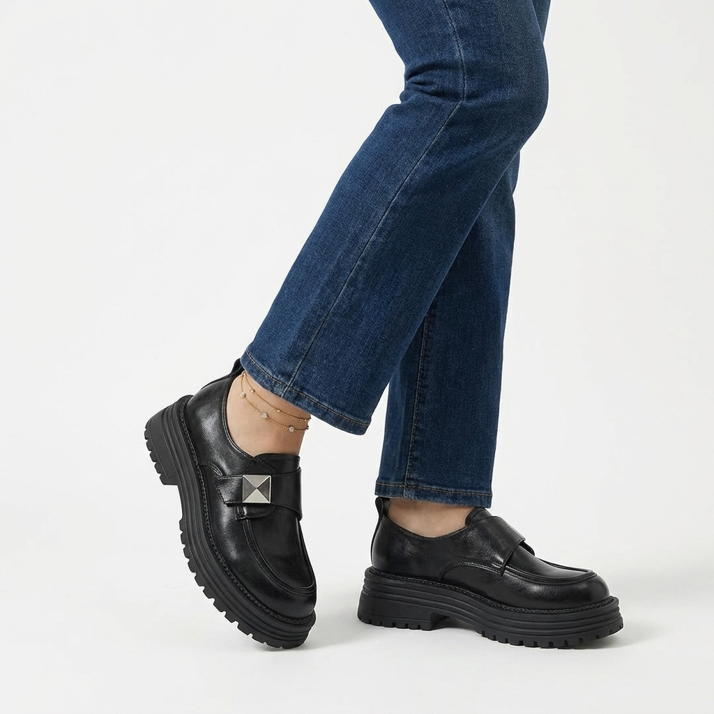Rivaclo | Women's Slip-On Platform Loafers – Bold Elevated Sole