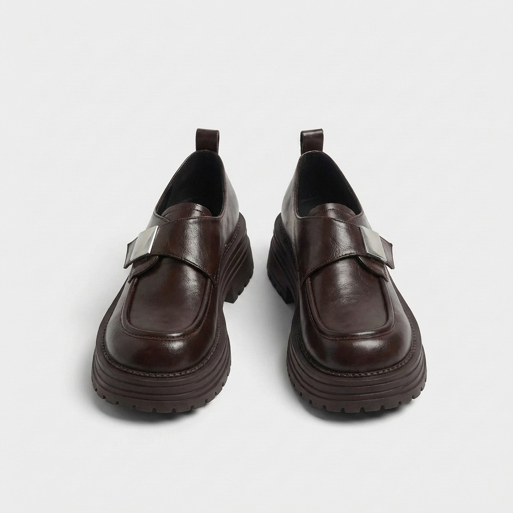 Rivaclo | Women's Slip-On Platform Loafers – Bold Elevated Sole