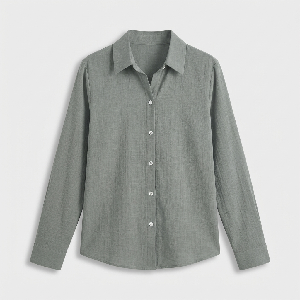 Rivaclo | Women's Long Sleeve Button-Up Shirt – Modern Look
