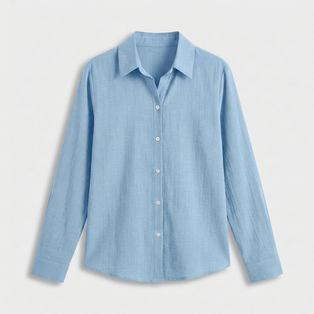 Rivaclo | Women's Long Sleeve Button-Up Shirt – Modern Look