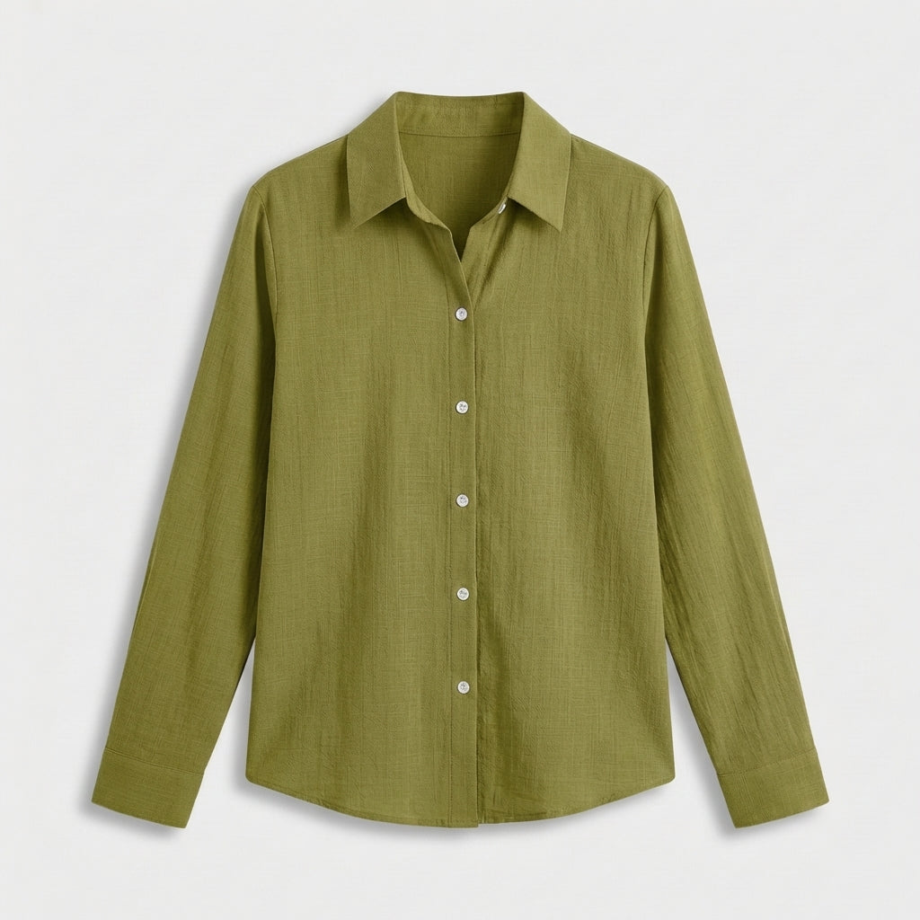 Rivaclo | Women's Long Sleeve Button-Up Shirt – Modern Look