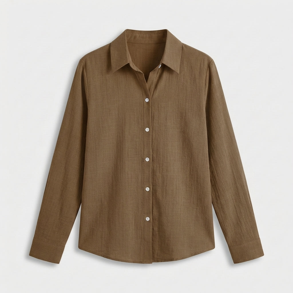 Rivaclo | Women's Long Sleeve Button-Up Shirt – Modern Look