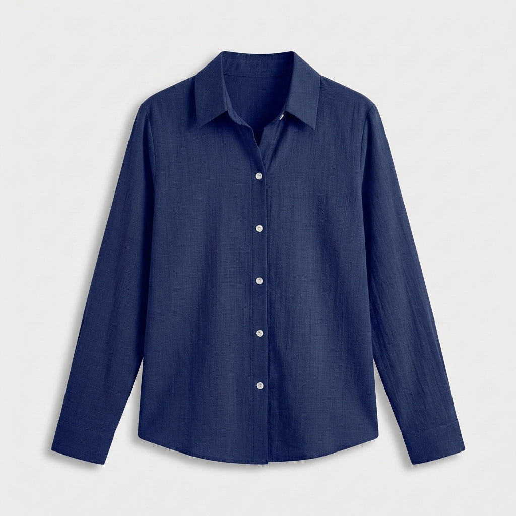 Rivaclo | Women's Long Sleeve Button-Up Shirt – Modern Look