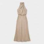 Rivaclo | Femme Robe Sans Manches Col Haut – Silhouette Maxi