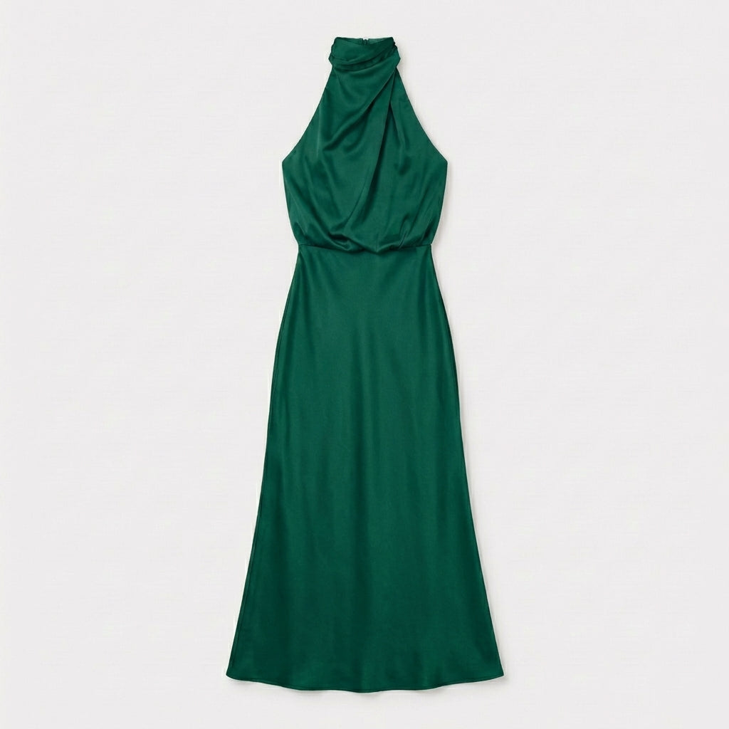 Rivaclo | Femme Robe Sans Manches Col Haut – Silhouette Maxi
