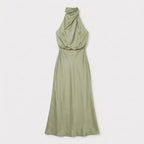 Rivaclo | Femme Robe Sans Manches Col Haut – Silhouette Maxi