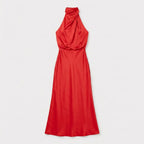 Rivaclo | Femme Robe Sans Manches Col Haut – Silhouette Maxi