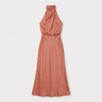 Rivaclo | Femme Robe Sans Manches Col Haut – Silhouette Maxi