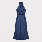 Rivaclo | Femme Robe Sans Manches Col Haut – Silhouette Maxi