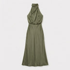 Rivaclo | Femme Robe Sans Manches Col Haut – Silhouette Maxi