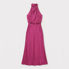 Rivaclo | Femme Robe Sans Manches Col Haut – Silhouette Maxi