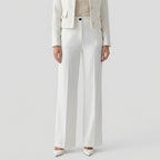 Rivaclo | Women's High-Waisted Straight Leg Pants – Clean Fitted Cut
