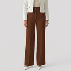 Rivaclo | Women's High-Waisted Straight Leg Pants – Clean Fitted Cut