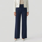 Rivaclo | Women's High-Waisted Straight Leg Pants – Clean Fitted Cut