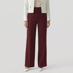 Rivaclo | Women's High-Waisted Straight Leg Pants – Clean Fitted Cut