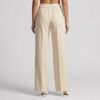 Rivaclo | Women's High-Waisted Straight Leg Pants – Clean Fitted Cut