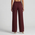 Rivaclo | Women's High-Waisted Straight Leg Pants – Clean Fitted Cut