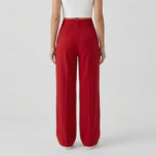 Rivaclo | Women's High-Waisted Wide Leg Pants – Loose Fit