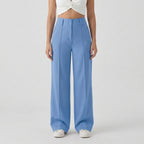 Rivaclo | Women's High-Waisted Wide Leg Pants – Loose Fit