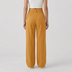 Rivaclo | Women's High-Waisted Wide Leg Pants – Loose Fit
