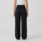 Rivaclo | Women's High-Waisted Wide Leg Pants – Loose Fit