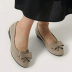Rivaclo | Women's Round Toe Wedge Shoes – Design with Bow