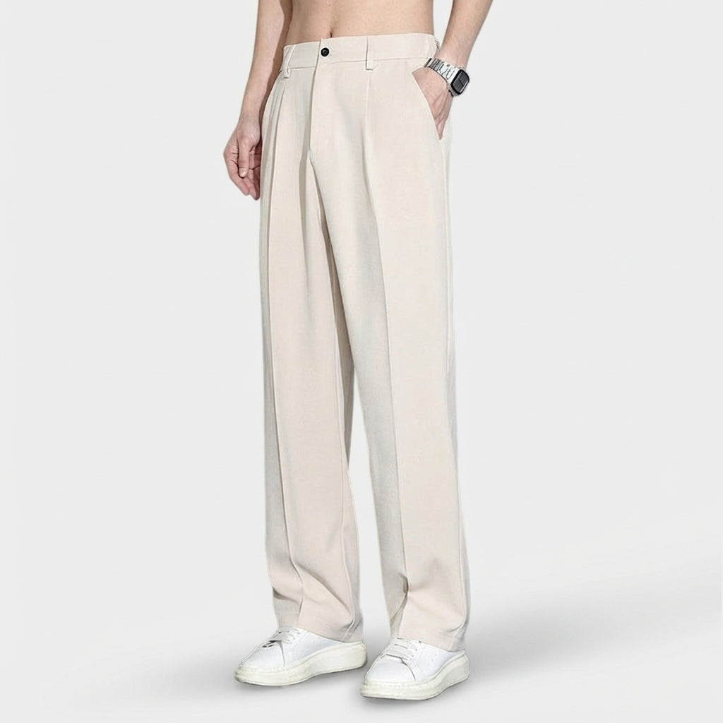 Rivaclo | Men's Straight Leg Trousers – Relaxed Everyday Fit