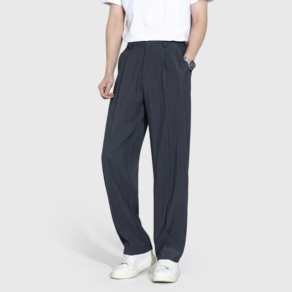 Rivaclo | Men's Straight Leg Trousers – Relaxed Everyday Fit