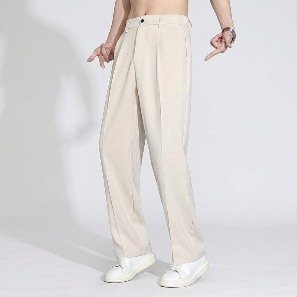 Rivaclo | Men's Straight Leg Trousers – Relaxed Everyday Fit