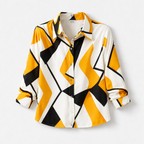 Rivaclo | Women's Long Sleeve Striped Shirt – Classic Collar