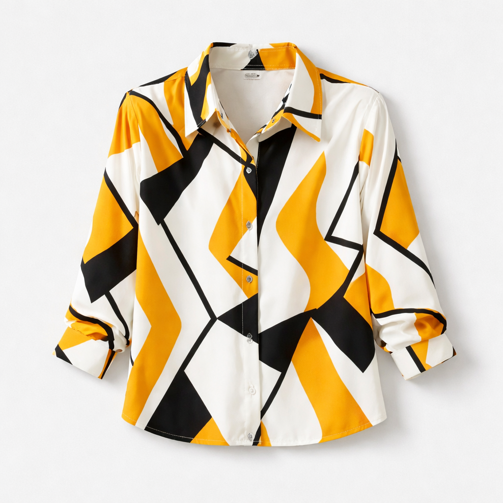 Rivaclo | Women's Long Sleeve Striped Shirt – Classic Collar