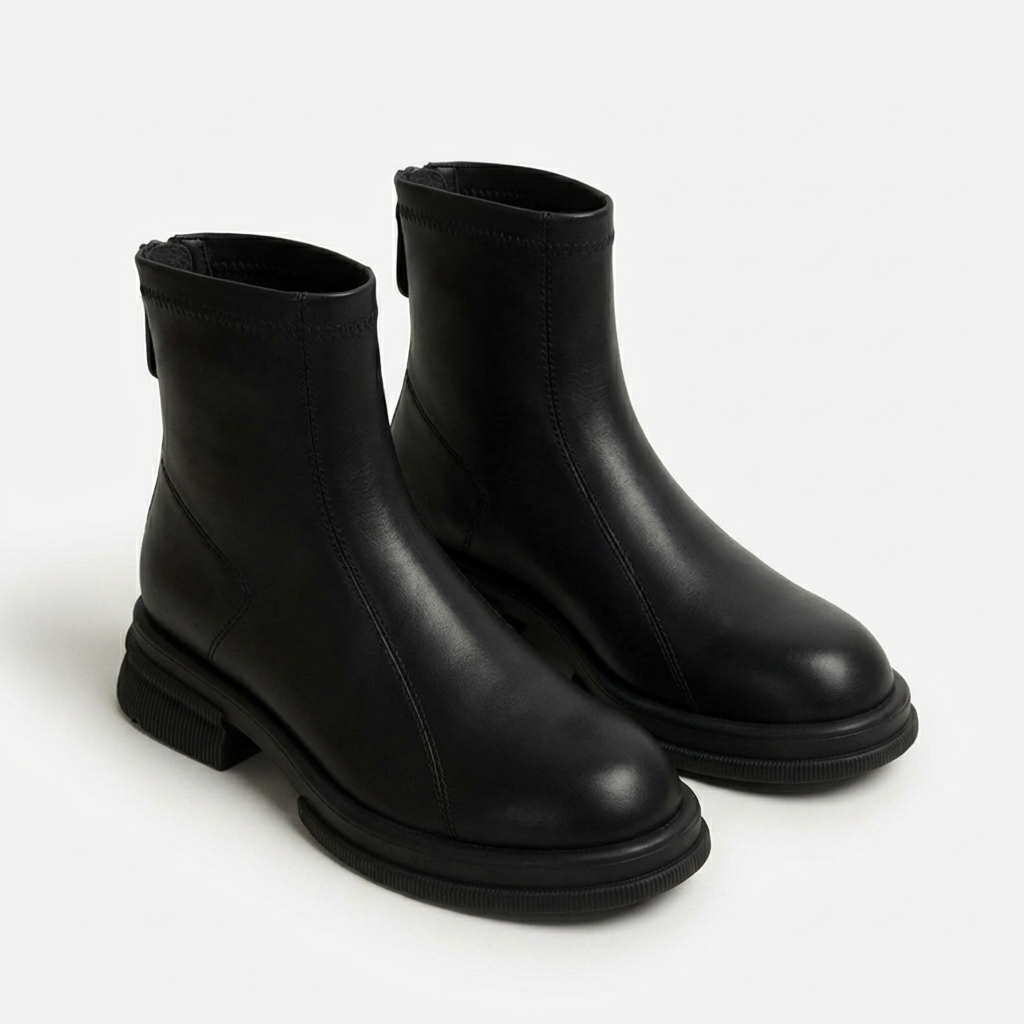 Rivaclo | Bottines Femme en Cuir – Design Moderne Épuré Cheville