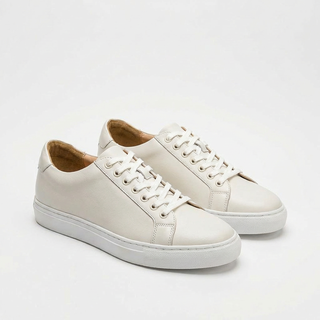 Rivaclo | Men's Low Top Lace-Up Sneakers – Sleek Minimalist Finish