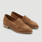 Rivaclo | Women's Slip-On Loafers with Pointed Toe – Sleek Flat Profile