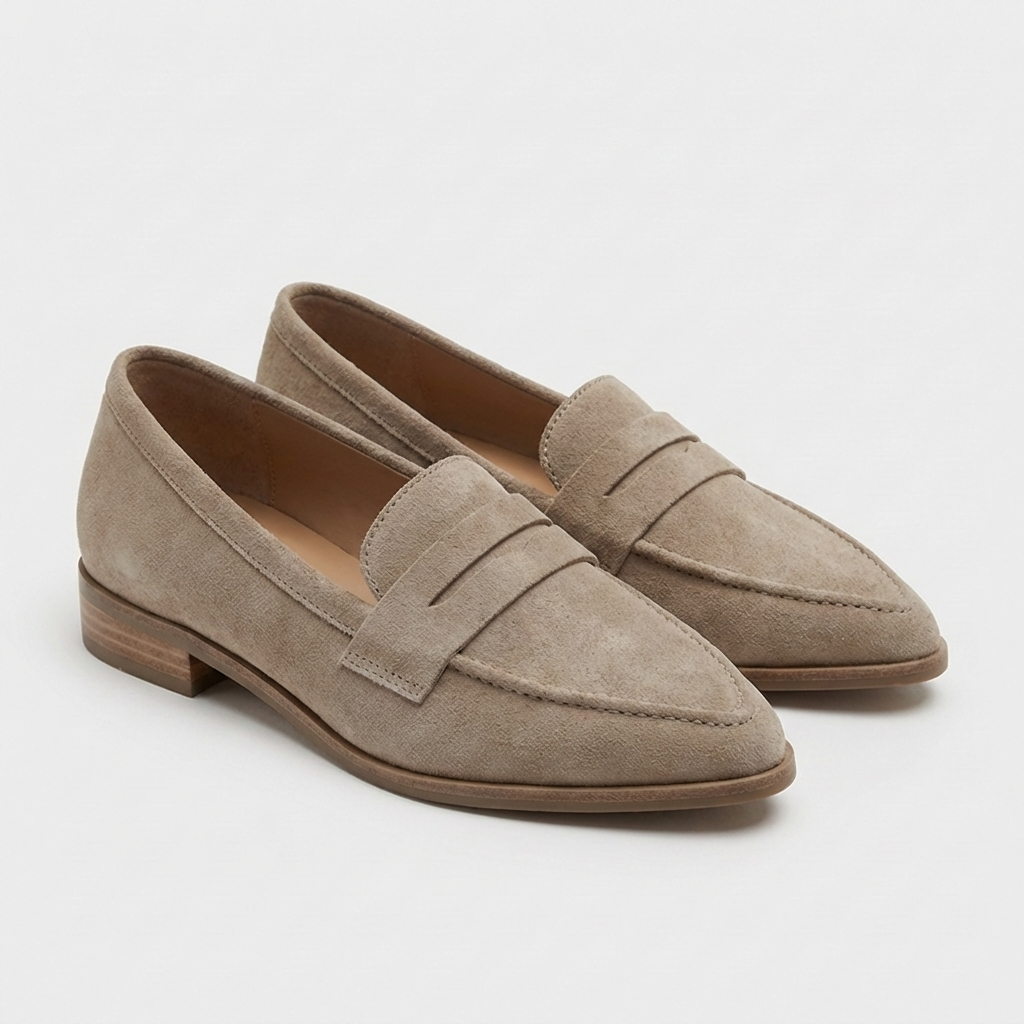 Rivaclo | Women's Slip-On Loafers with Pointed Toe – Sleek Flat Profile