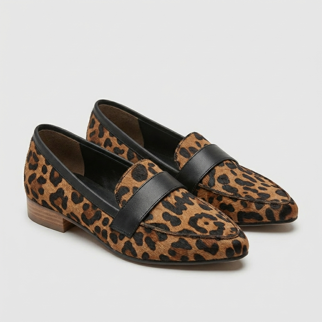 Rivaclo | Women's Slip-On Loafers with Pointed Toe – Sleek Flat Profile