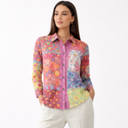 Rivaclo | Women's Long Sleeve Striped Shirt – Classic Collar