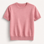 Rivaclo | Women's Fitted Short Sleeve Round Neck Top – Clean Design