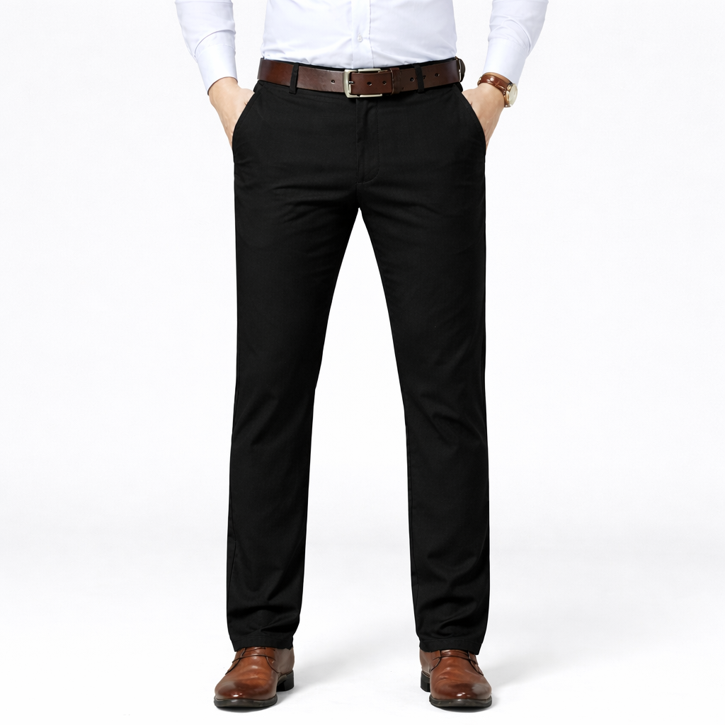 Rivaclo | Men's Slim Fit Trousers – Clean and Refined Finish