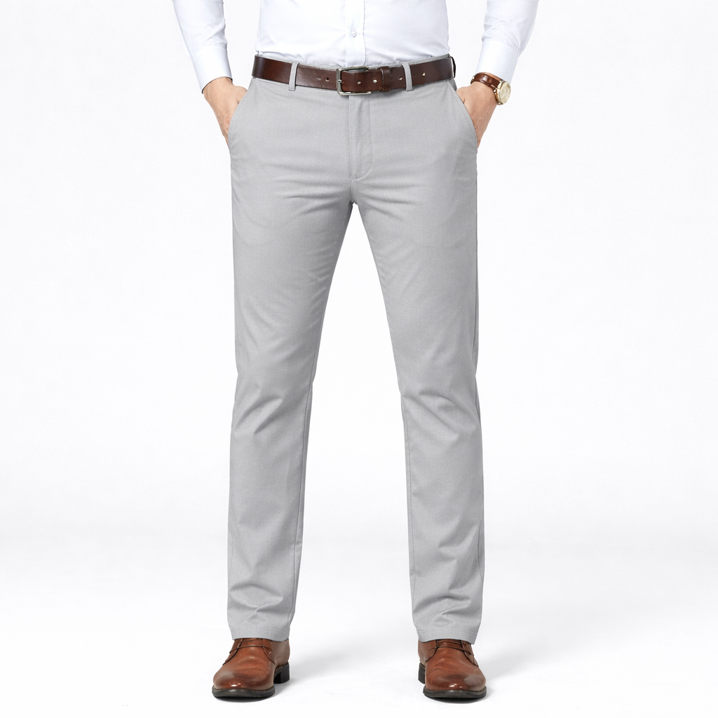 Rivaclo | Men's Slim Fit Trousers – Clean and Refined Finish