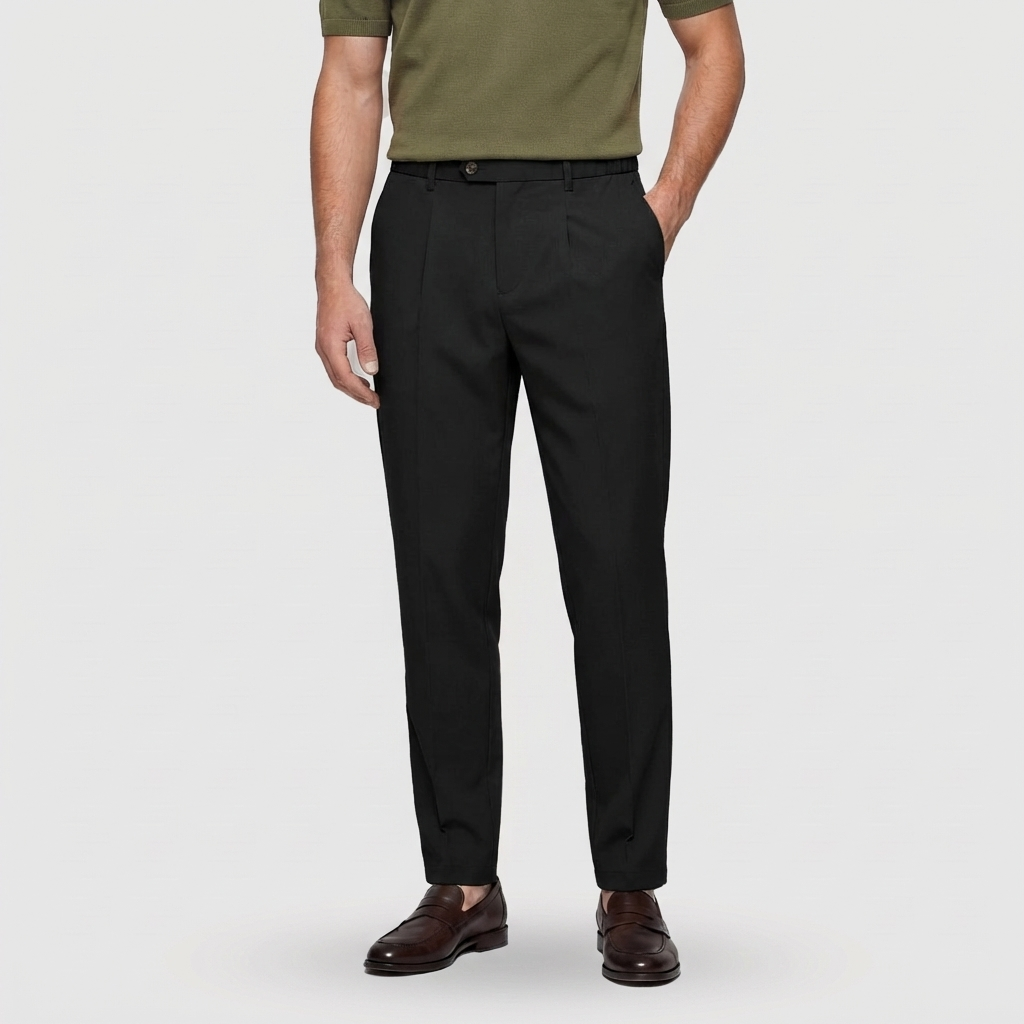 Rivaclo | Men's Slim Fit Dress Trousers – Straight Leg
