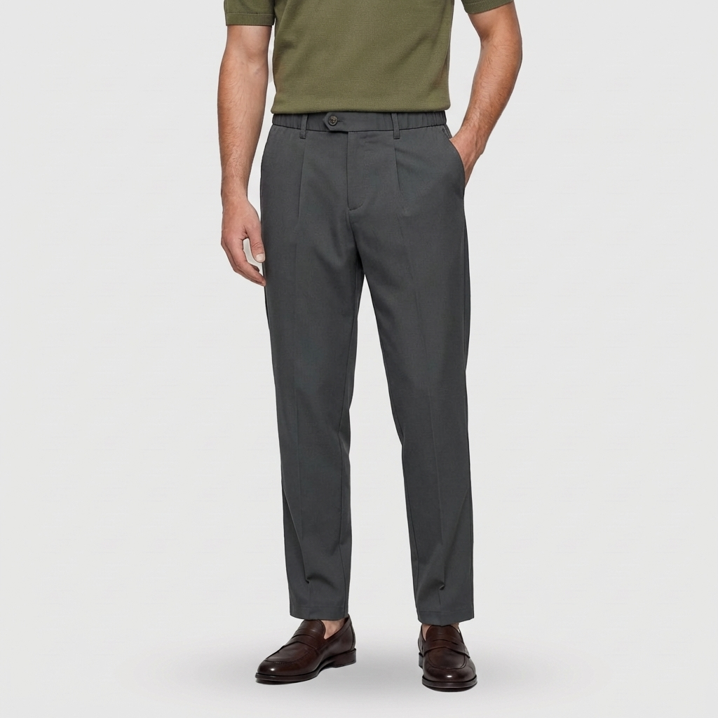 Rivaclo | Men's Slim Fit Dress Trousers – Straight Leg