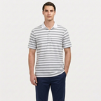 Rivaclo | Men's Striped Polo – Short Sleeves with Classic Collar