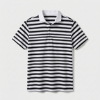 Rivaclo | Men's Striped Polo – Short Sleeves with Classic Collar